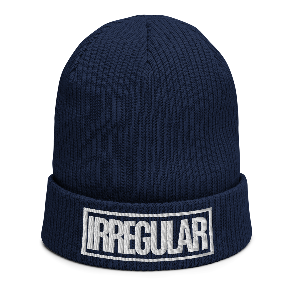 Irregular Box Organic Ribbed Beanie
